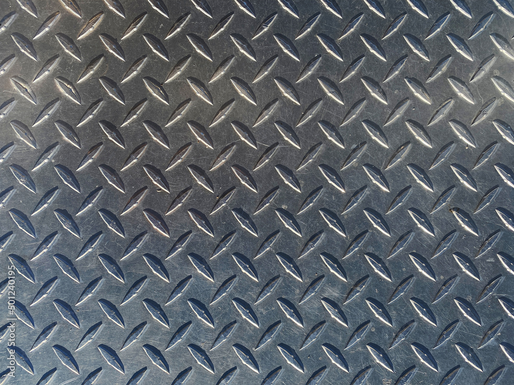 steel diamond plate metal tool box aluminum pattern shiny new texture Stock  Photo | Adobe Stock