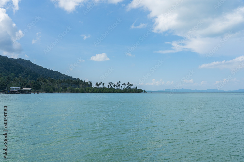 Beautiful view of the sea from the pier. Beautiful view of the sea from the pier.
