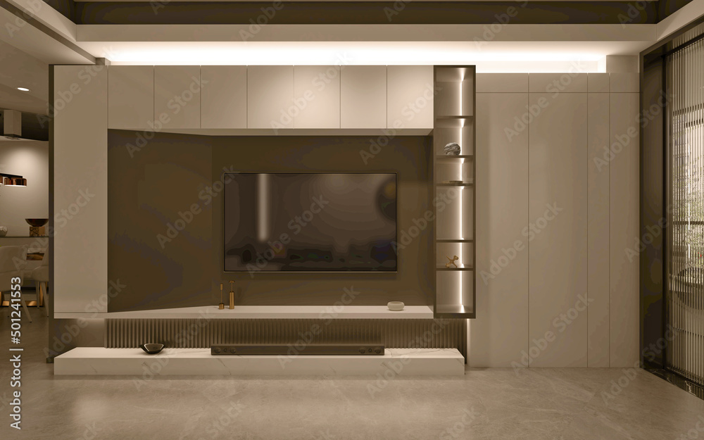3d render of modern living room 3d render of modern living room