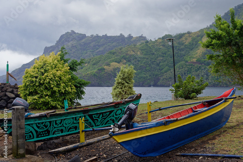 baie de hapatoni sur l'ile de tahuata, iles marquises, polynesie francaise