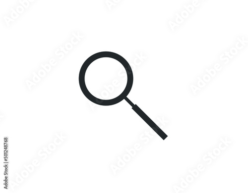 search icon. search vector on gray background.