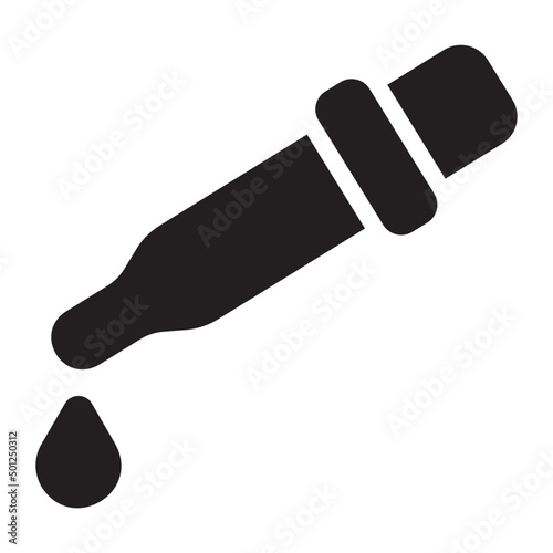 dropper glyph icon