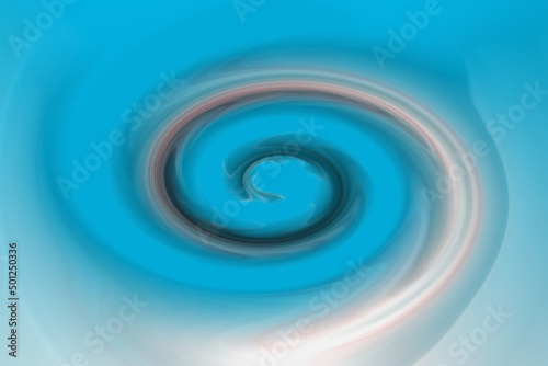 Blue and white spiral wave abstract background