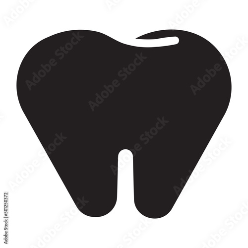tooth glyph icon