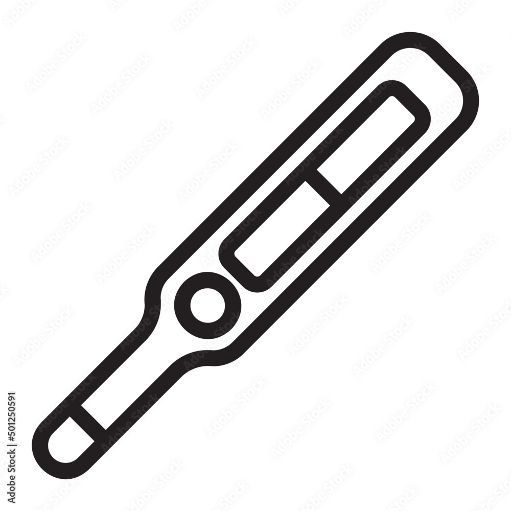 thermometer line icon thermometer line icon