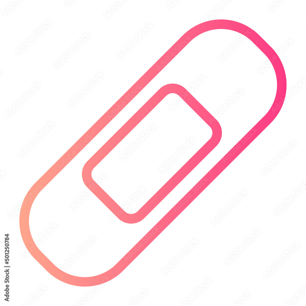 band aid gradient icon band aid gradient icon
