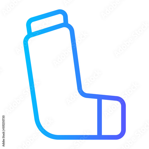 inhalator gradient icon