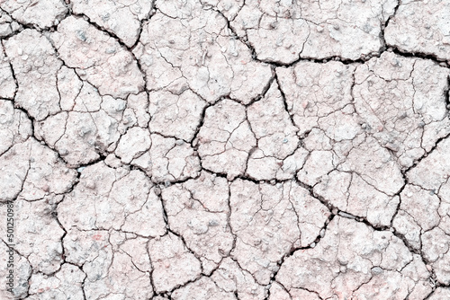 Dry ground cracked surface , rough season seamless patterns top view summer background 