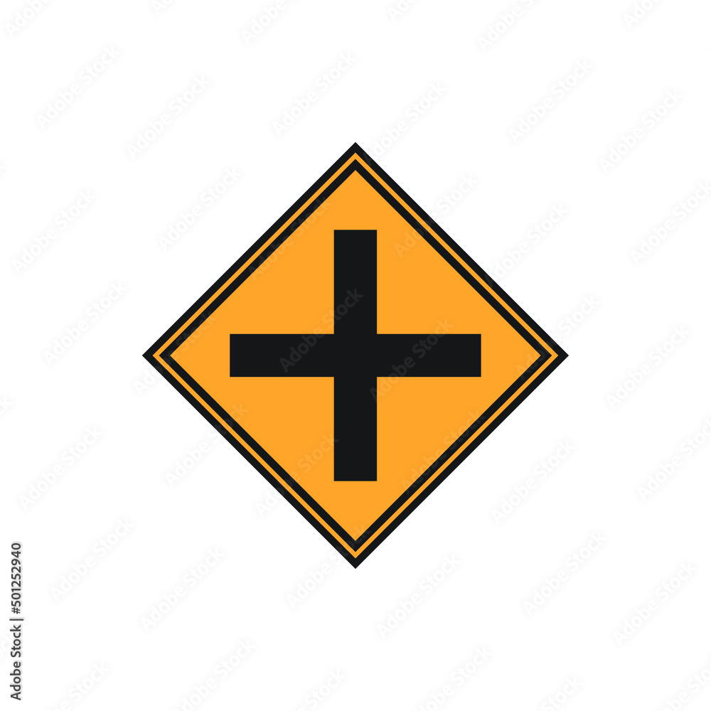 Fototapeta premium road sign vector for website symbol icon presentation 