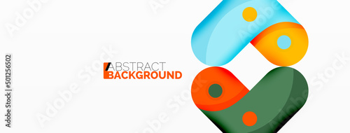 Creative geometric wallpaper. Trendy minimal abstract background. Techno business template for wallpaper, banner, background or landing