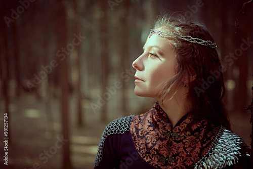 Foto brave medieval princess