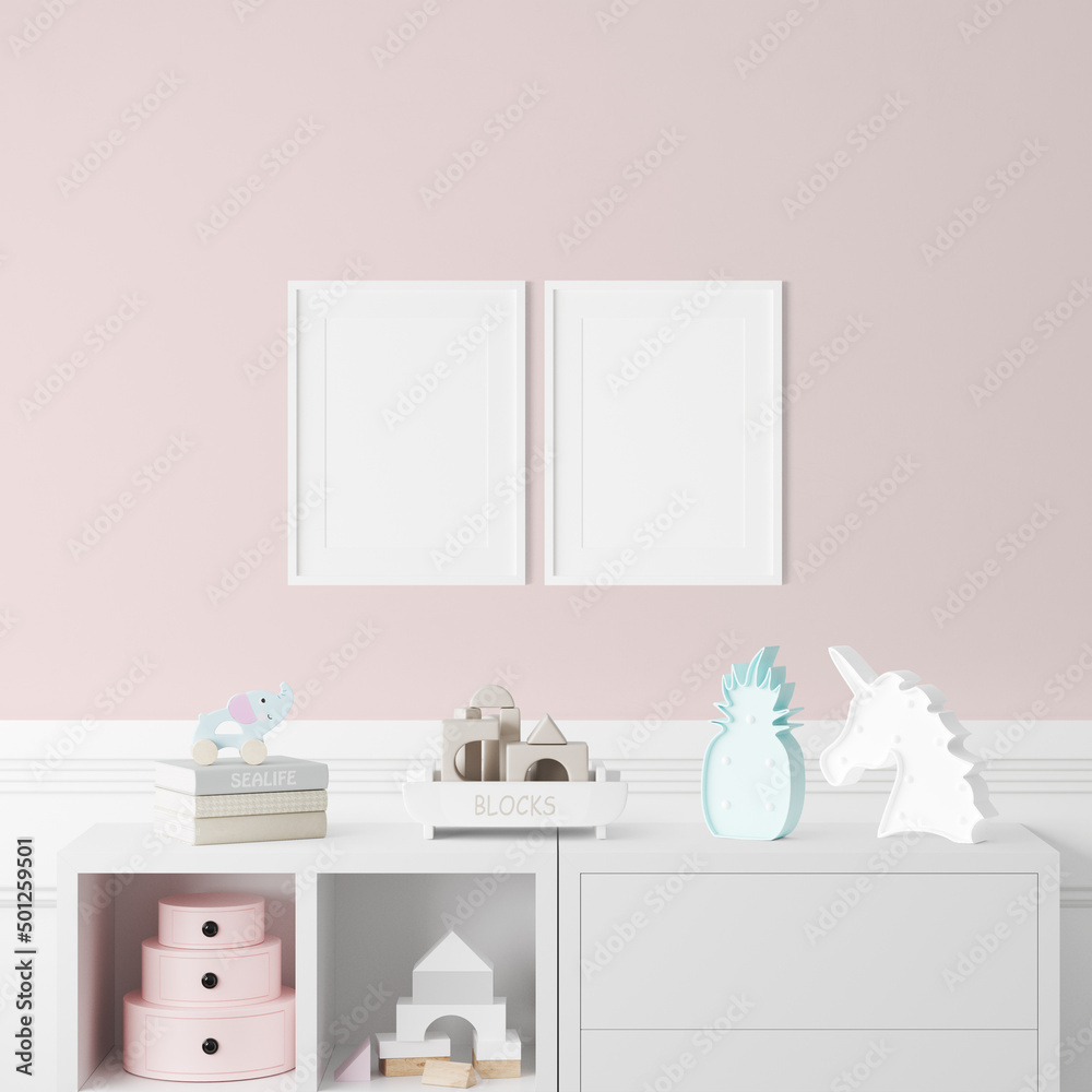 Nursery Frame Mockup - Kids Frame Nursery Frame Mockup - Kids Frame