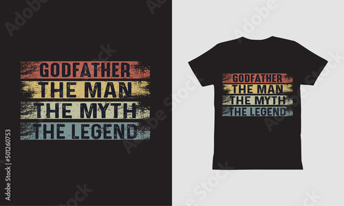 Godfather The Man The Myth The Legend-t shirt design.