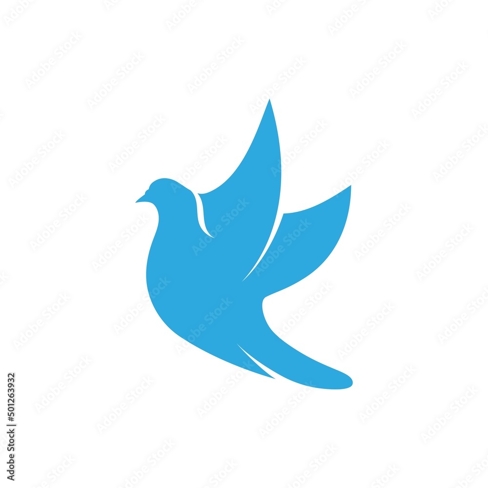 Bird wing Dove icon Template vector illustration design Bird wing Dove icon Template vector illustration design