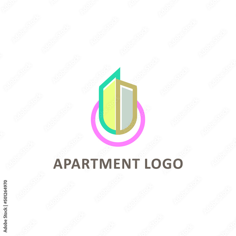 outline property logo illustration. simple architecture line art realty icon. outline property logo illustration. simple architecture line art realty icon.