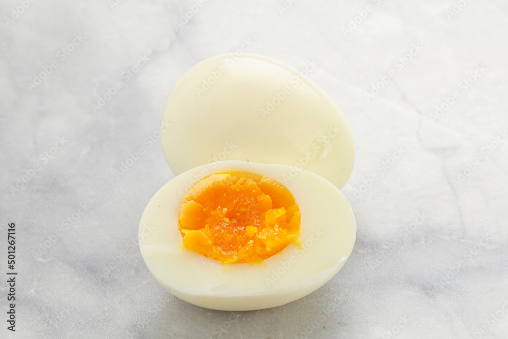 Boiled chicken egg for breakfast Boiled chicken egg for breakfast