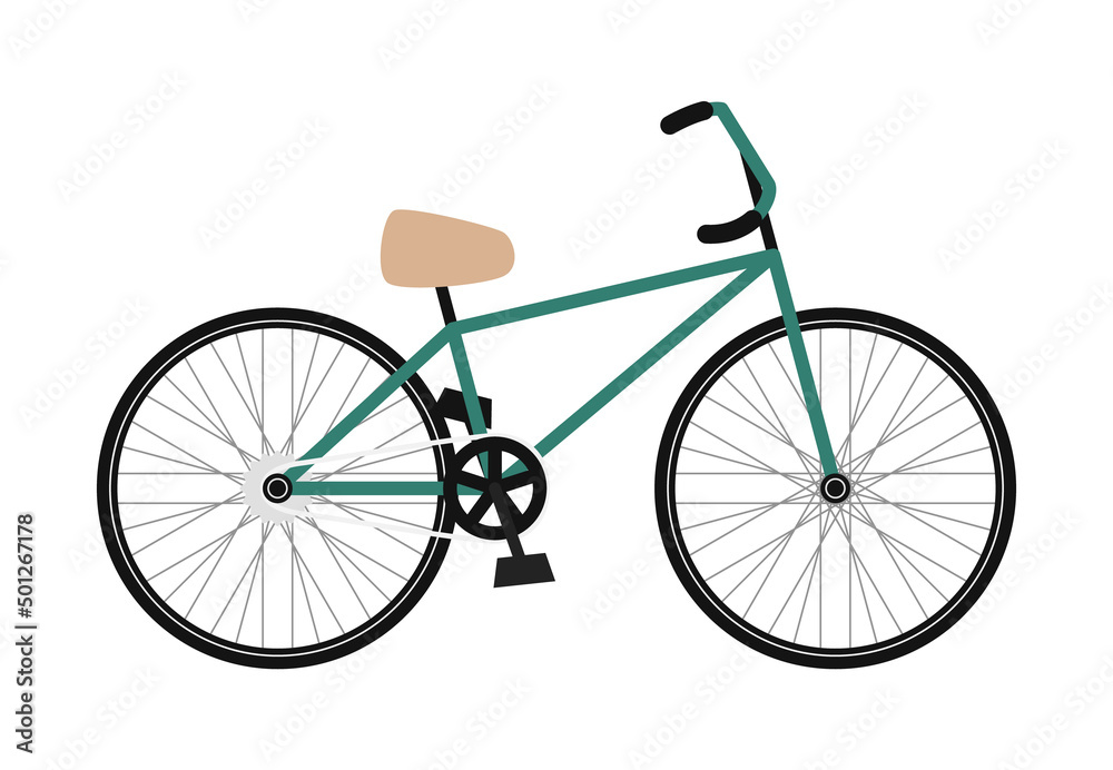 Fototapeta premium 自転車のイラスト