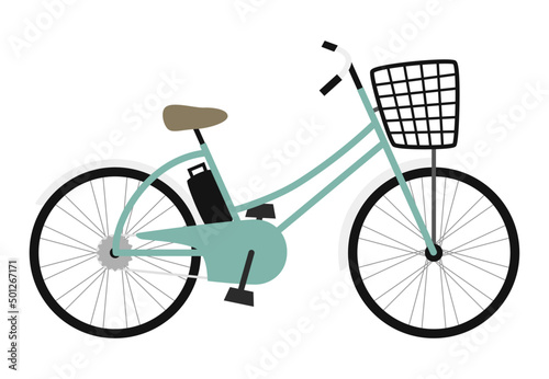 電動アシスト自転車のイラスト