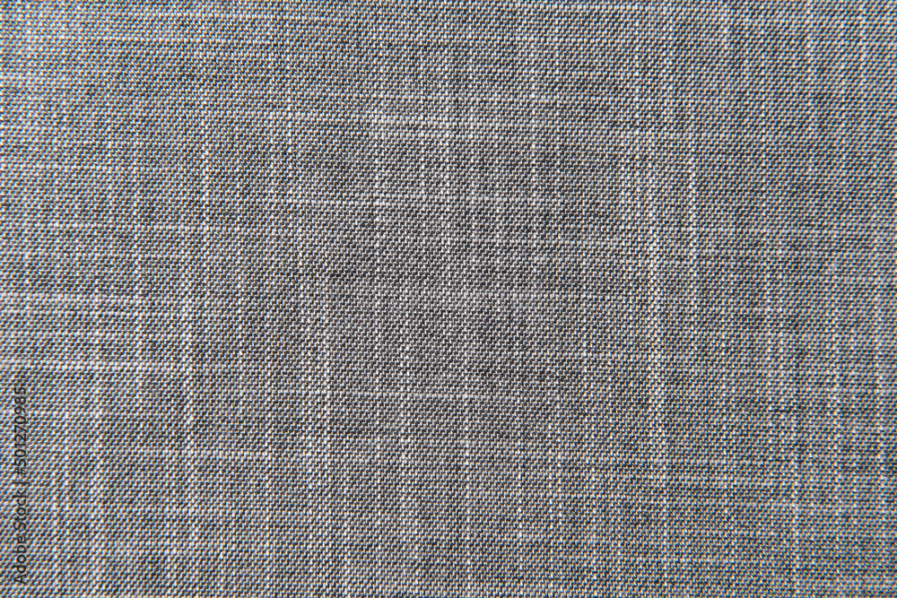 Fototapeta premium Gray fabric cloth element cotton material texture background