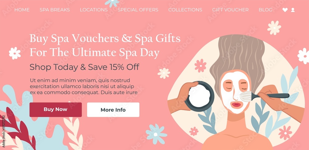 Buy spa vouchers and gifts for day, discount web
