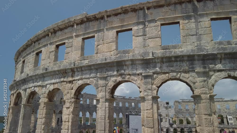 The Roman Amphitheatre, or Arena in Pula, Croatia The Roman Amphitheatre, or Arena in Pula, Croatia