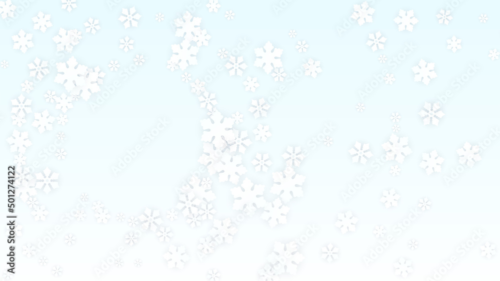 Christmas Vector Background with Falling Snowflakes. Isolated on Red Background. Realistic Snow Sparkle Pattern. Snowfall Overlay Print. Winter Sky. Papercut Snowflakes. Christmas Vector Background with Falling Snowflakes. Isolated on Red Background. Realistic Snow Sparkle Pattern. Snowfall Overlay Print. Winter Sky. Papercut Snowflakes.