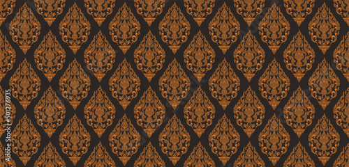Luxury vintage copper color pattern background vector illustration