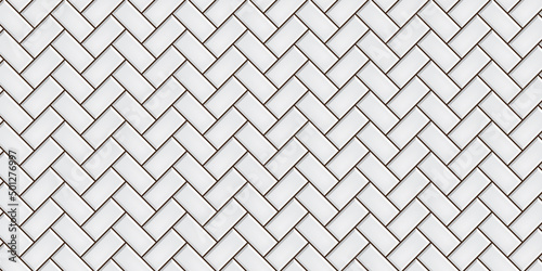 White ceramic tiles background vector illustration