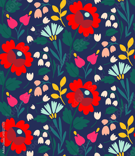 Polish Traditional Seamless Pattern