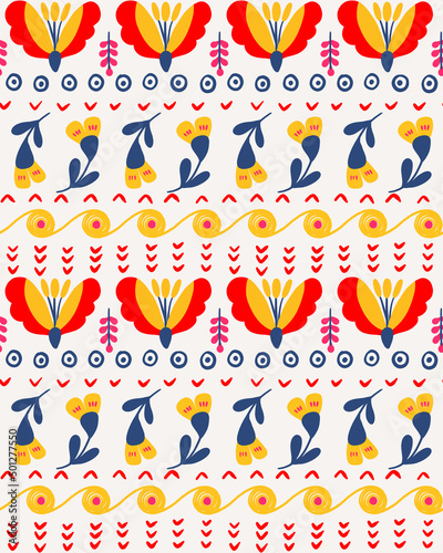 Photography Polish Traditional Seamless Pattern