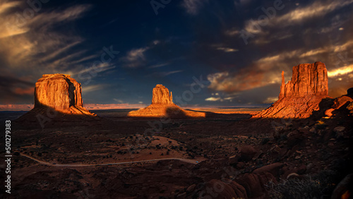 Monument Valley Abendstimmung
