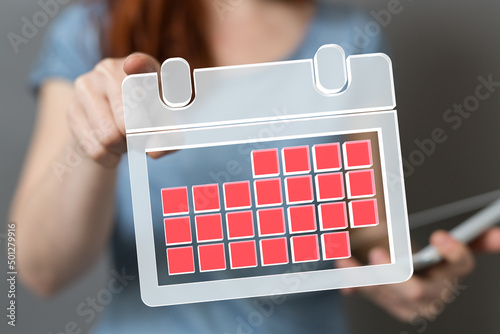 3d illustration of hand hol...