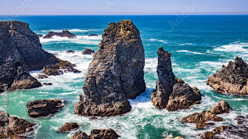 Port Coton in belle-ile french Brittany