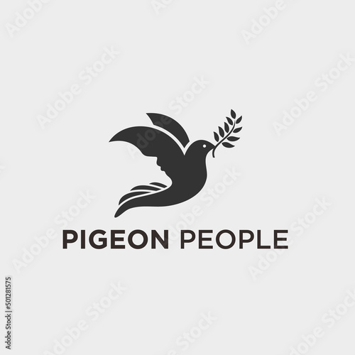pigeon logo or church logo