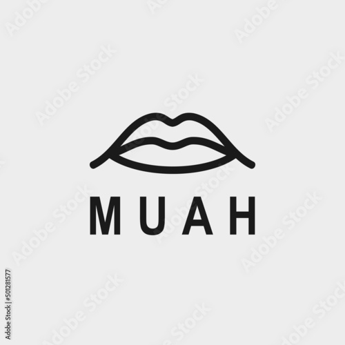 m kiss logo or lips logo