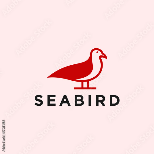 seabird logo or seagul icon