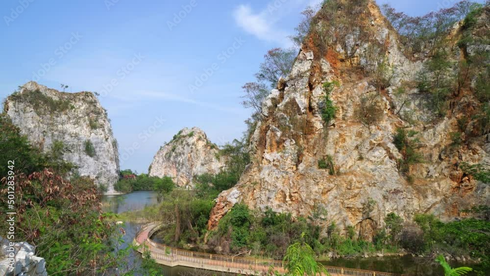 Khao Gnu Stone Park at Ratchaburi in Thailand Khao Gnu Stone Park at Ratchaburi in Thailand