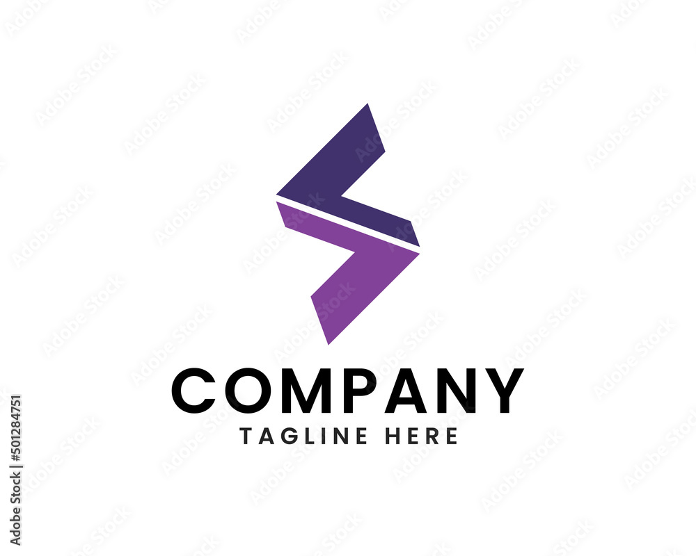 initial letter S modern logo company initial letter S modern logo company