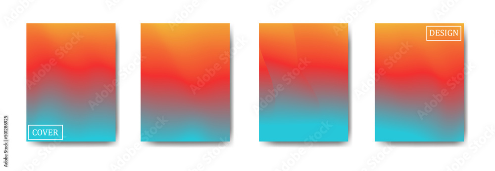 collection of colorful gradient background cover flyers are used for backgrounds, posters, banners, collection of colorful gradient background cover flyers are used for backgrounds, posters, banners,
