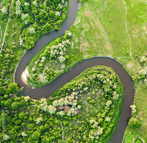 River in the meadows