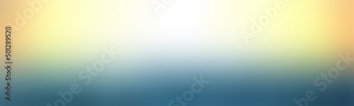 Fotografiet Wide abstract gradient background empty space used for design ad website wallpaper display product pearl blue