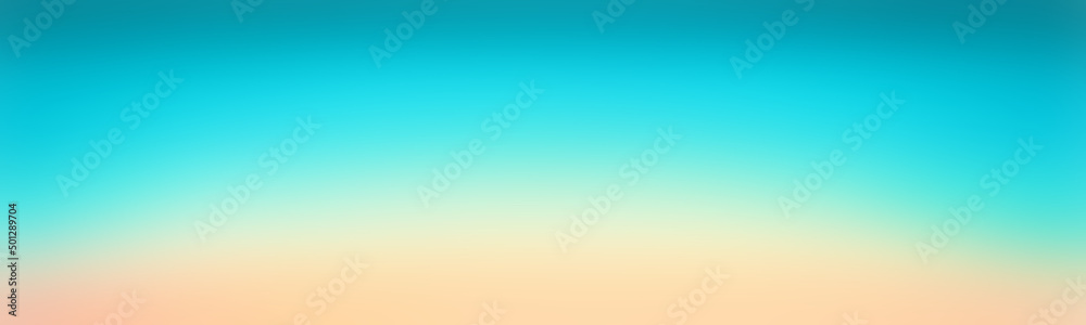 Wide gradient background wallpaper for multiples uses light turquoise. Illustration concept bright turquoise. Blurred texture gradient wallpaper.