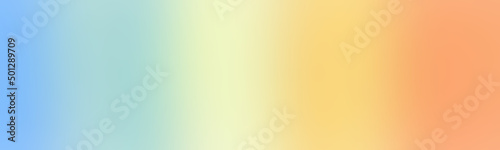 Wide this template is perfect for wallpaper, banner, card, magazine, cover, web light blue. Blur abstract background pale yellow green. Banner header or sidebar graphic art image. photo