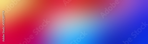 Schilderij op canvas Wide modern gradient background degrade fragment and the shape of the painting azure blue