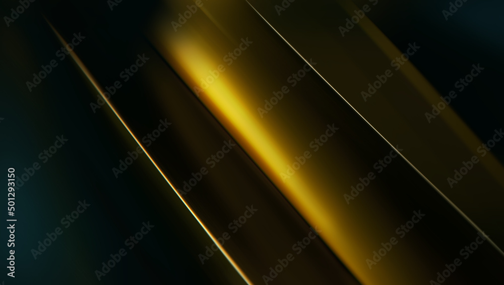 Black and gold blurred abstract background. Defocused background image of gold bars. Dark luxury geometric design element. Golden shining lines Black and gold blurred abstract background. Defocused background image of gold bars. Dark luxury geometric design element. Golden shining lines