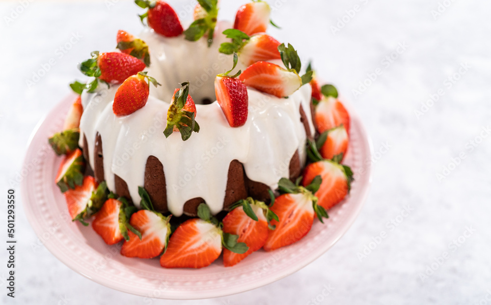 Red velvet bundt cake Red velvet bundt cake