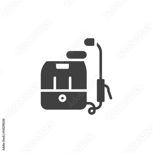 Backpack sprayer vector icon