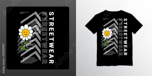 Good vibes streetwear t-shirt design, suitable for screen printing, jackets and others
