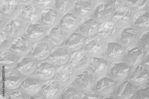 Plastic wrap air bubble texture background packaging material