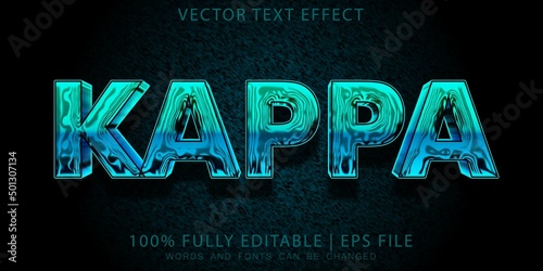 Kappa Villain Heroes Movie Premium Text Effect